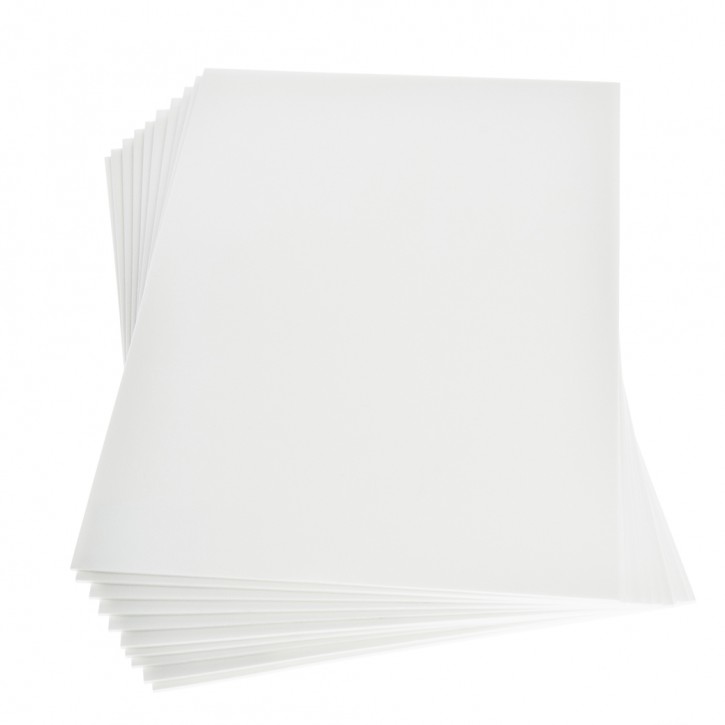 Moosgummiplatte, 200 x 300 x 2 mm, weiß