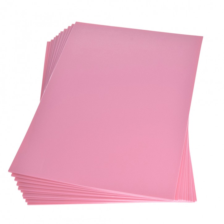 Moosgummiplatte, 200 x 300 x 2 mm, rosa