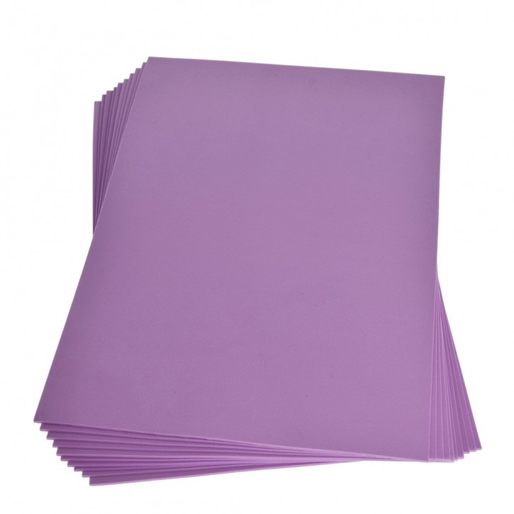 Moosgummiplatte, 200 x 300 x 2 mm, lavendel