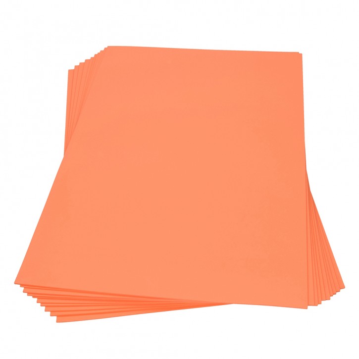 Moosgummiplatte, 300 x 450 x 2 mm, orange