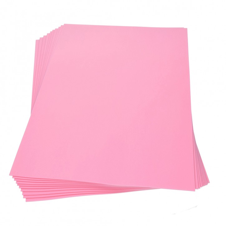 Moosgummiplatte, 300 x 450 x 2 mm, rosa