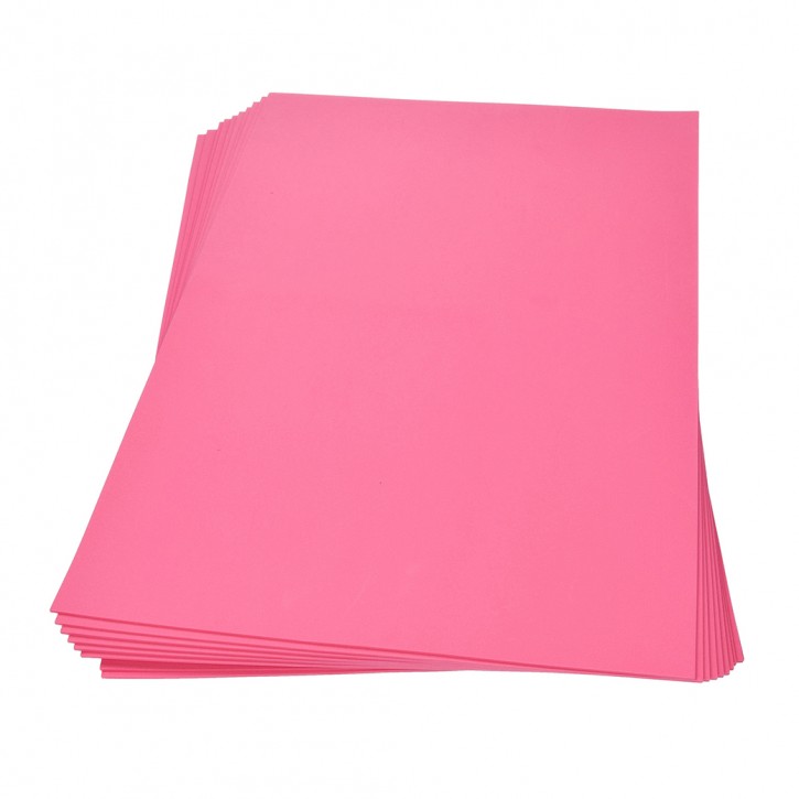Moosgummiplatte, 300 x 450 x 2 mm, pink