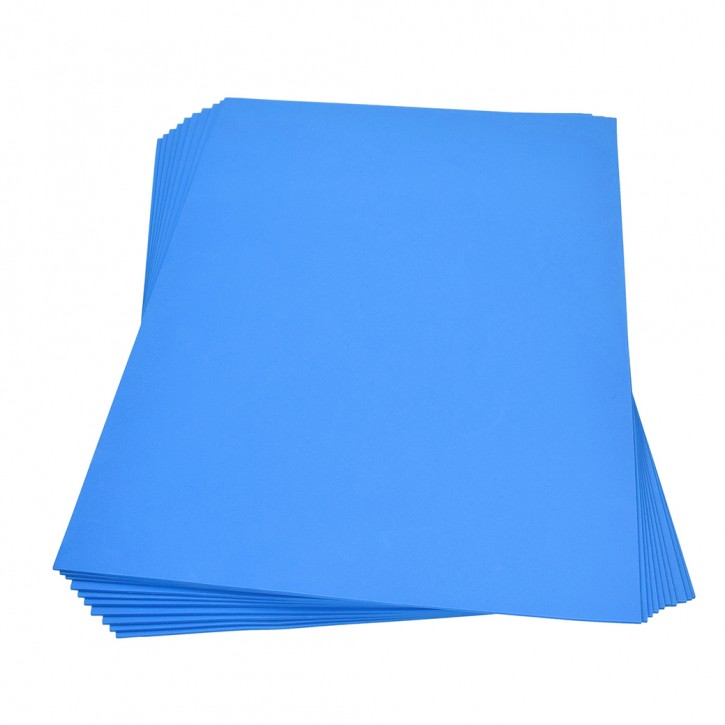 Moosgummiplatte, 300 x 450 x 2 mm, blau