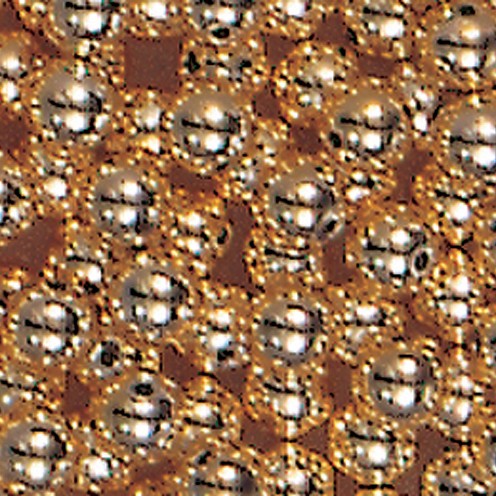 Goldperlen, Kunststoff galvanisiert, ø 3 mm, 60 Stk.