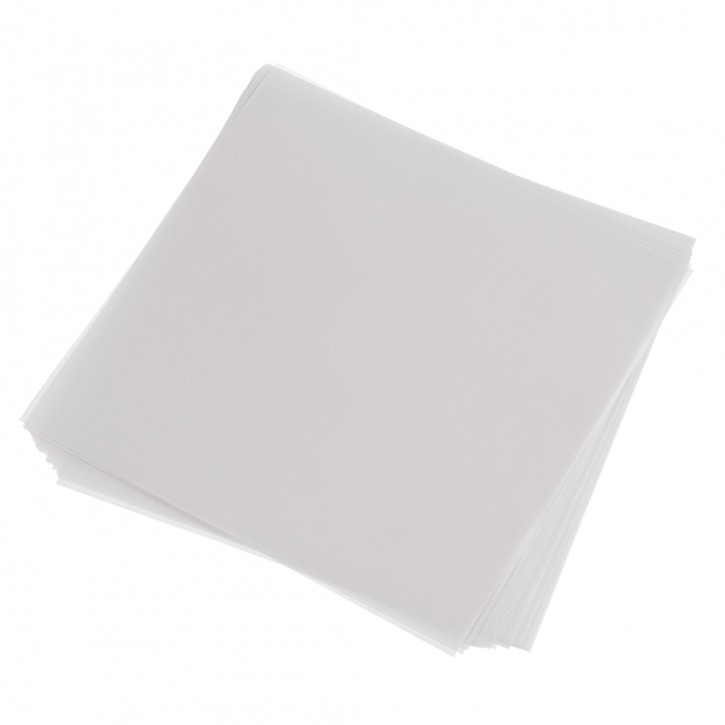 Transparentpapier, 20 x 20 cm, 32 Blatt - 100 g/m², weiß