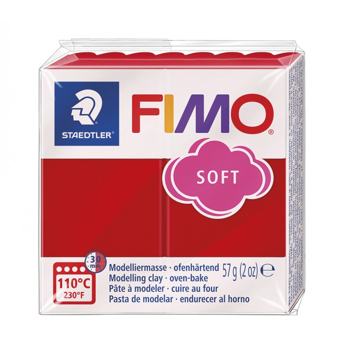 Fimo® Soft, 57g, weihnachtsrot