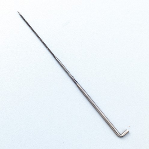 Filznadel Metall, grob, L 7,8 cm