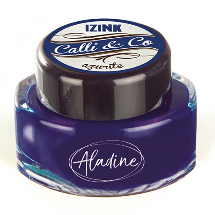 IZINK Calli & Co, Calligraphie Tinte, 15 ml, azurite