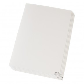 Moosgummiplatte, 500 x 700 x 3 mm, weiß