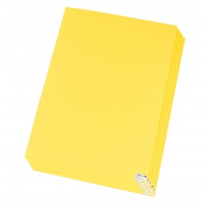 Moosgummiplatte, 500 x 700 x 3 mm, gelb