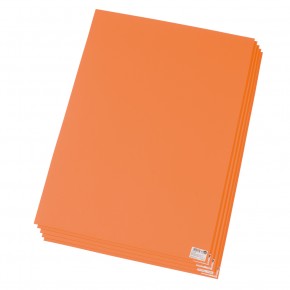 Moosgummiplatte, 500 x 700 x 3 mm, orange